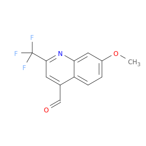 4-Quinolinecarboxaldehyde, 7-methoxy-2-(trifluoromethyl)-