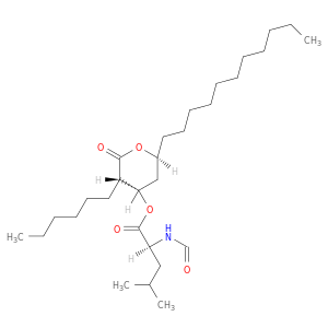 N-Formyl-L-leucine (3S,4S,6S)-3-Hexyltetrahydro-2-oxo-6-undecyl-2H-pyran-4-yl Ester