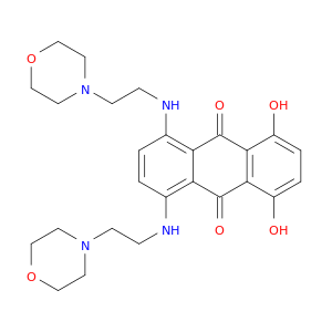 1,4-DIHYDROXY-5,8-BIS((2-(4-MORPHOLINYL)ETHYL)AMINO)-9,10-ANTHRACENEDI ONE