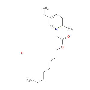Pyridinium, 5-ethenyl-2-methyl-1-[2-(octyloxy)-2-oxoethyl]-, bromide