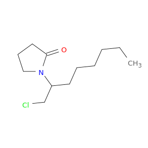 2-Pyrrolidinone, 1-[1-(chloromethyl)heptyl]-