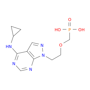 Phosphonic acid, P-[[2-[4-(cyclopropylamino)-1H-pyrazolo[3,4-d]pyrimidin-1-yl]ethoxy]methyl]-