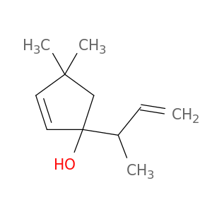 2-Cyclopenten-1-ol, 4,4-dimethyl-1-(1-methyl-2-propenyl)-