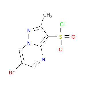 6-bromo-2-methylpyrazolo[1,5-a]pyrimidine-3-sulfonyl chloride