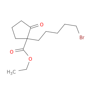 Cyclopentanecarboxylic acid, 1-(5-bromopentyl)-2-oxo-, ethyl ester