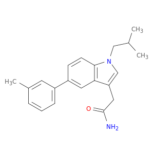 1H-Indole-3-acetamide, 5-(3-methylphenyl)-1-(2-methylpropyl)-