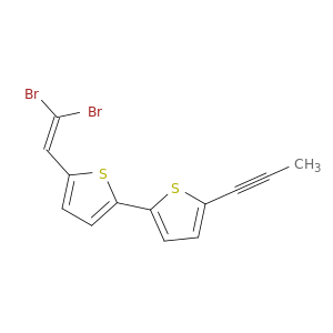 2,2'-Bithiophene, 5-(2,2-dibromoethenyl)-5'-(1-propynyl)-