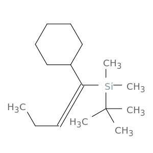 Silane, (1-cyclohexyl-1,2-pentadienyl)(1,1-dimethylethyl)dimethyl-