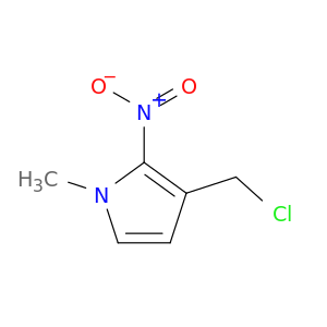 1H-Pyrrole, 3-(chloromethyl)-1-methyl-2-nitro-