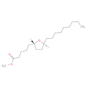 2-Furanpentanoic acid, tetrahydro-5-nonyl-, methyl ester, trans-