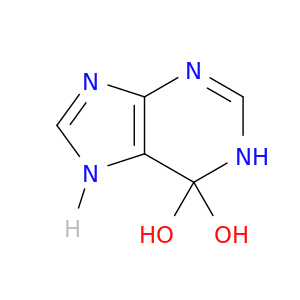 6H-Purine-6,6-diol, 1,7-dihydro-