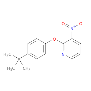 Pyridine,2-[4-(1,1-dimethylethyl)phenoxy]-3-nitro-