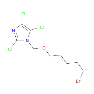 1H-Imidazole, 1-[[(5-bromopentyl)oxy]methyl]-2,4,5-trichloro-