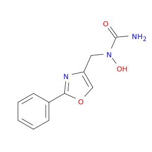 Urea, N-hydroxy-N-[(2-phenyl-4-oxazolyl)methyl]-