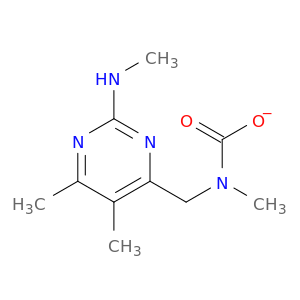 5,6-dimethyl-2-(methylamino)-4-pyrimidinyl-dimethylcarbamat