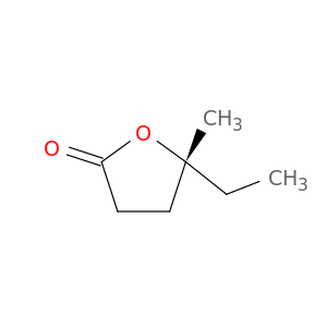 2(3H)-Furanone, 5-ethyldihydro-5-methyl-, (R)-