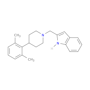 1H-Indole, 2-[[4-(2,6-dimethylphenyl)-1-piperidinyl]methyl]-
