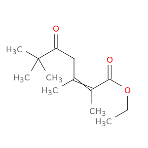 2-Heptenoic acid, 2,3,6,6-tetramethyl-5-oxo-, ethyl ester