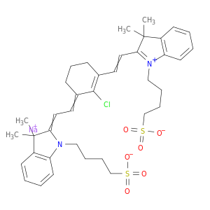 2-[2-[2-氯-3-[2-[[1,3-二氢-3,3-二甲基-1-(4-磺基丁基)-2H-吲哚-2-亚基]亚乙基]-1-环己烯-1-基]乙烯基]-3,3-二甲基-1-(4-磺基丁基)-3H-吲哚鎓内盐钠盐