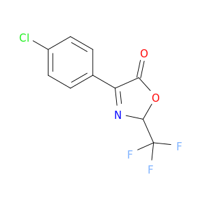 5(2H)-Oxazolone, 4-(4-chlorophenyl)-2-(trifluoromethyl)-