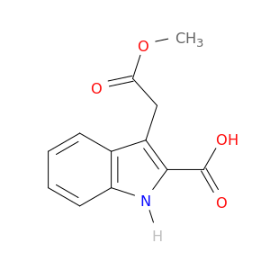 3-(2-Methoxy-2-oxoethyl)-1H-indole-2-carboxylic Acid