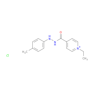 Pyridinium, 1-ethyl-4-[[2-(4-methylphenyl)hydrazino]carbonyl]-, chloride