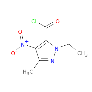 1H-Pyrazole-5-carbonyl chloride, 1-ethyl-3-methyl-4-nitro-