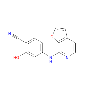 Benzonitrile, 4-(furo[2,3-c]pyridin-7-ylamino)-2-hydroxy-