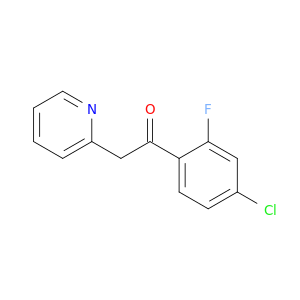1-(4-Chloro-2-fluorophenyl)-2-(pyridin-2-yl)ethan-1-one