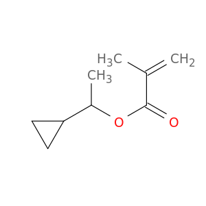 2-Propenoic acid, 2-methyl-, 1-cyclopropylethyl ester