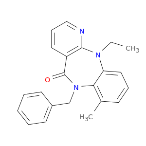 N6-BENZYL-N11-ETHYL-7-METHYL-6,11-DIHYDRO-5H-PYRIDO[2,3-B][1,5]BENZODIAZEPIN-5-ONE