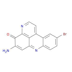 4H-Pyrido[2,3,4-kl]acridin-4-one,5-amino-10-bromo-