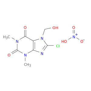 8-CHLORO-7-HYDROXYMETHYLTHEOPHYLLINE NITRATE