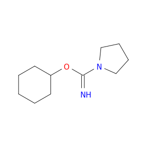 cyclohexyl pyrrolidine-1-carboximidoate
