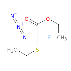 Acetic acid, azido(ethylthio)fluoro-, ethyl ester