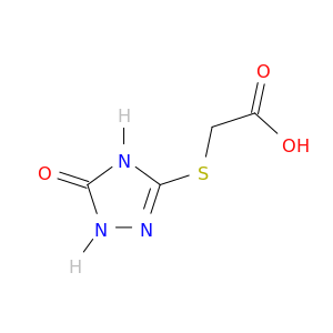 2-[(5-oxo-4,5-dihydro-1H-1,2,4-triazol-3-yl)sulfanyl]acetic acid