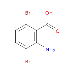 2-氨基-3,6-二溴苯甲酸