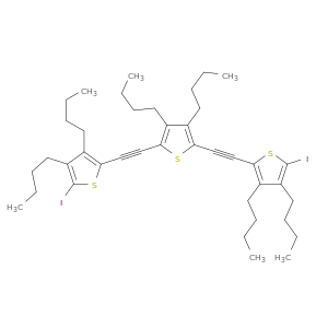 Thiophene, 3,4-dibutyl-2,5-bis[2-(3,4-dibutyl-5-iodo-2-thienyl)ethynyl]-