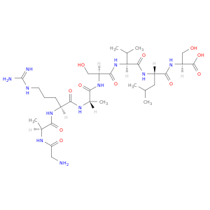 L-Serine, glycyl-L-alanyl-L-arginyl-L-alanyl-L-seryl-L-valyl-L-leucyl-