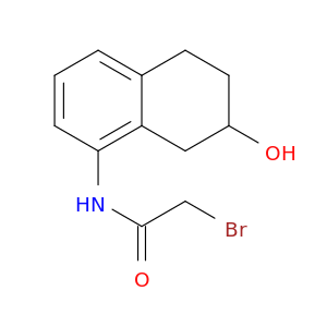 Acetamide, 2-bromo-N-(5,6,7,8-tetrahydro-7-hydroxy-1-naphthalenyl)-