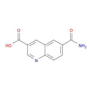 6-Carbamoylquinoline-3-carboxylic acid