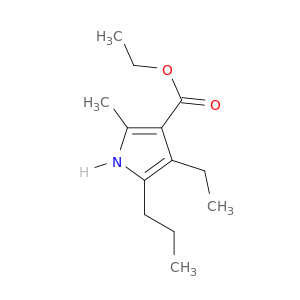 1H-Pyrrole-3-carboxylic acid, 4-ethyl-2-methyl-5-propyl-, ethyl ester