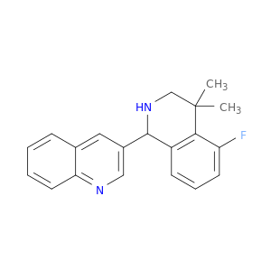 Quinoline, 3-(5-fluoro-1,2,3,4-tetrahydro-4,4-dimethyl-1-isoquinolinyl)-