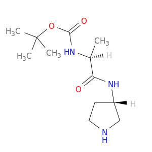Carbamic acid,[1-methyl-2-oxo-2-(3-pyrrolidinylamino)ethyl]-, 1,1-dimethylethyl ester,[S-(R*,R*)]- (9CI)