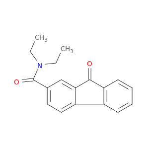 9H-Fluorene-2-carboxamide, N,N-diethyl-9-oxo-
