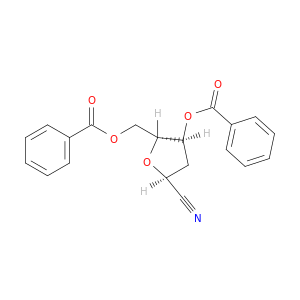((2R,3S,5S)-3-(Benzoyloxy)-5-cyanotetrahydrofuran-2-yl)methyl benzoate