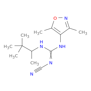 2-CYANO-1-(3,5-DIMETHYL-4-ISOXAZOLYL)-3-(1,2,2-TRIMETHYLPROPYL)GUANIDINE