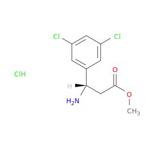 苯丙酸,β-氨基-3,5-二氯,甲酯,盐酸盐(1：1),(βS)-