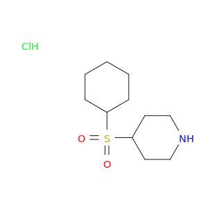 哌啶,4-(环己基磺酰基)-,盐酸盐(1：1)