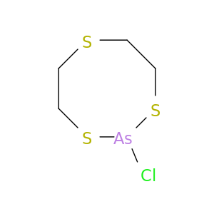 1,3,6,2-Trithiarsocane, 2-chloro-